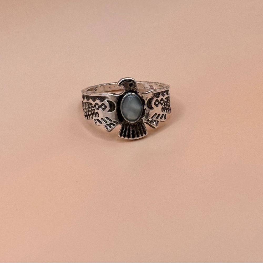 Silver Bird Design Ring